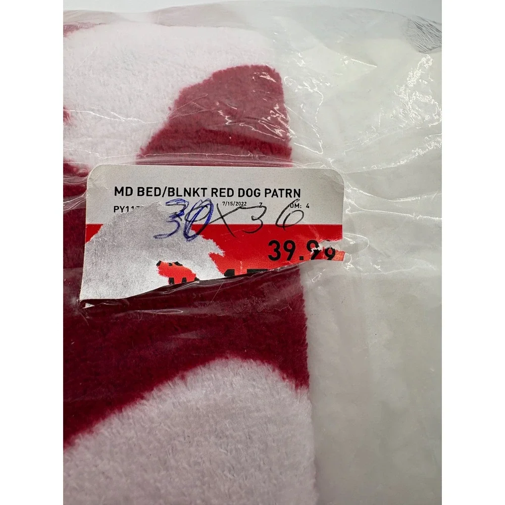 NWT Original Territory Dog Bed Blanket Set Medium EASY WASH Crate Mat & Blanket